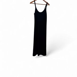 Vintage Elegant Black Maxi Dress